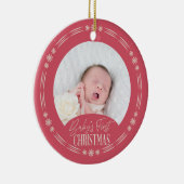 Baby's First Christmas Ornament Design セラミックオーナメント (右)