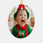 Baby's First Christmas Ornament | Trainee Elf セラミックオーナメント (右)