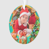 Baby's First Christmas Photo | Holiday Keepsake オーナメント (正面)