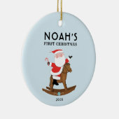 Baby's First Christmas Photo Keepsake セラミックオーナメント (右)