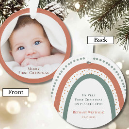 Baby's First Christmas Photo Keepsake Ornament オーナメント