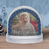 Baby's first Christmas photo keepsake snowflakes