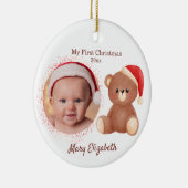  Baby's First Christmas Photo Ornament セラミックオーナメント (右)