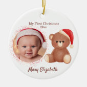  Baby's First Christmas Photo Ornament セラミックオーナメント (正面)