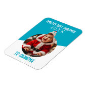 Baby's First Christmas Photo Ornament Keepsake  マグネット (左側)
