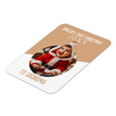 Baby's First Christmas Photo Ornament Keepsake  マグネット (左側)