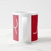 Baby's First Christmas Photo Red Coffee Mug ジャンボコーヒーマグカップ (裏面)
