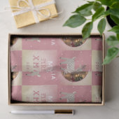 Baby's First Christmas Pink Deer Photo 薄葉紙 (ギフト)