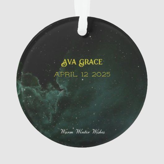 Baby's First Christmas Wish オーナメント (裏面)