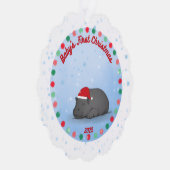 Baby's First Chritmas - Paper Ornament - Hippo オーナメントカード (右)