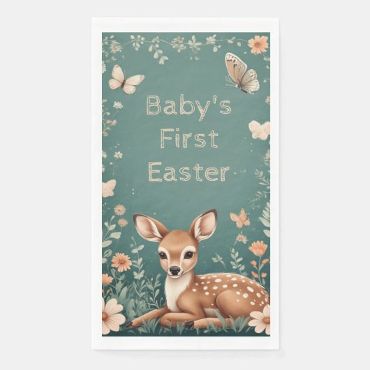 Baby's First Easter Woodland Animals Deer Spring  (正面)