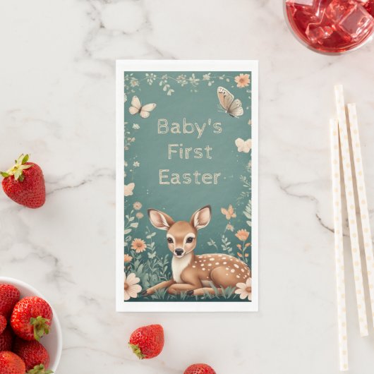 Baby's First Easter Woodland Animals Deer Spring  (インサイチュ)