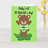 Babys First St Patricks Day Card カード (黄色い花)