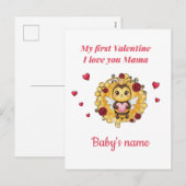 Baby's First valentine シーズンポストカード (正面/裏面)
