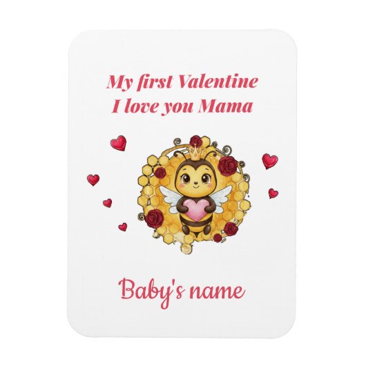 Baby's First valentine マグネット (縦)