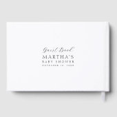 Baby's First Voyage Nautical Guest Book ゲストブック (裏面)