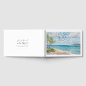 Baby's First Voyage Nautical Guest Book ゲストブック (全面)