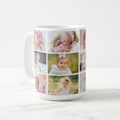 Baby's First Year 12 Months Photo Coffee Mug コーヒーマグカップ (正面左)