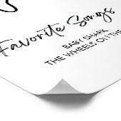 Baby's First Year Milestone Board 1st Birthday Pho ポスター (角)