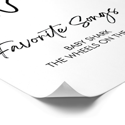 Baby's First Year Milestone Board 1st Birthday Pho ポスター (角)