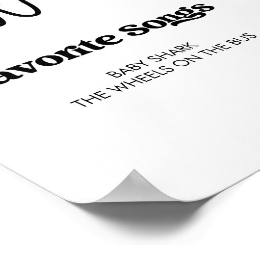 Baby's First Year Milestone Board Template 1st Bda ポスター (角)