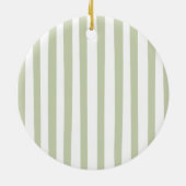 Baby's Footprint First Christmas Ornament セラミックオーナメント (裏面)