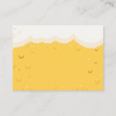 Babys Library Book Request Card Brewing Beerテーマ エンクロージャーカード (裏面)