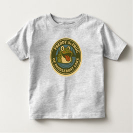 Baby's Tee Freddy Frog Tee of Paddleboat Lake トドラーTシャツ