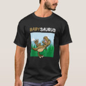 Babysaurus Dinosaur Cute Kiddo Rex Tシャツ (正面)