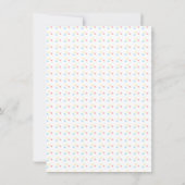 Babysaurus T-rex Blue サンキューカード (裏面)