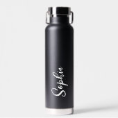 BabyShowerとパーソナライズされたいう名前 ウォーターボトル (正面)