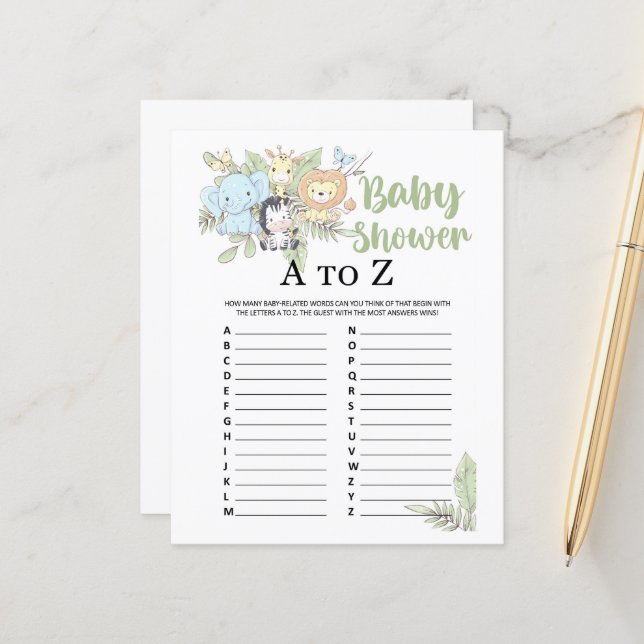 BabyShowerゲーム (正面/裏面インサイチュ)