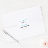 Babyshower Gifts for him Baby Announcement Gift  ラウンドシール (封筒)