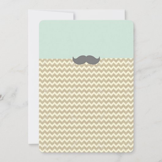 BabyShower Invite小さい氏 招待状 (裏面)