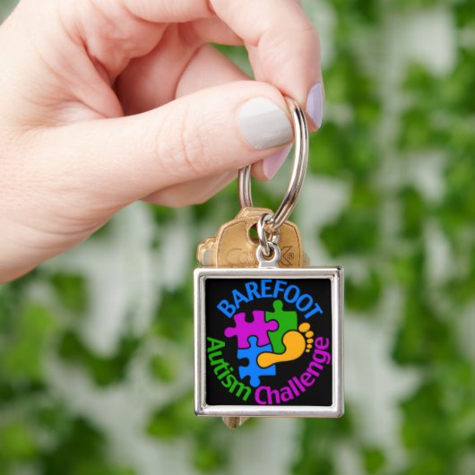 BAC正方形のKeychain キーホルダー (手)