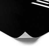 Bac Biology Bacteria Pun Dark BGおもしろいになる ポスター (角)