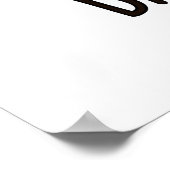 Bac Bone Funny Bacteria Pun  ポスター (角)