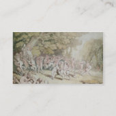 Bacchanalia (ペン、インク及びw/c) 名刺 (裏面)