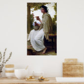 Bacchante by William-Adolphe Bouguerau ポスター (キッチン)