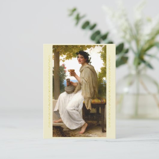 Bacchante by William Bouguerau ポストカード (スタンド正面)