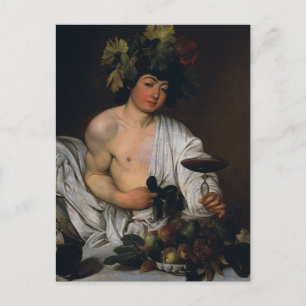 Bacchs by Caravaggio Pustcard ポストカード