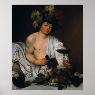Bacchus by Caravaggio – ポスター