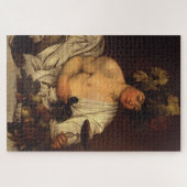 Bacchus by Caravaggio - Baroque Edition 1 ジグソーパズル (横)