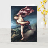 Bacchus Fine Art Greetings Card カード (黄色い花)