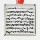 Bachのチェロの続きの吊り下げ式のオーナメント メタルオーナメント (正面)
