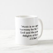 Bachの引用文 コーヒーマグカップ (正面右)