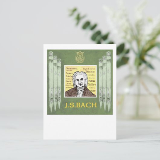 BACHはがき ポストカード (スタンド正面)