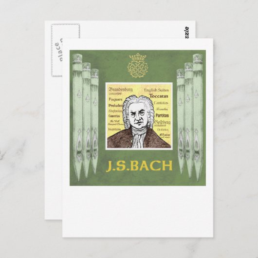 BACHはがき ポストカード (正面/裏面)