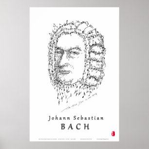 Bachは音楽に直面します ポスター