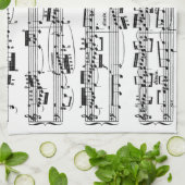 Bach著楽譜 キッチンタオル (折り畳み)